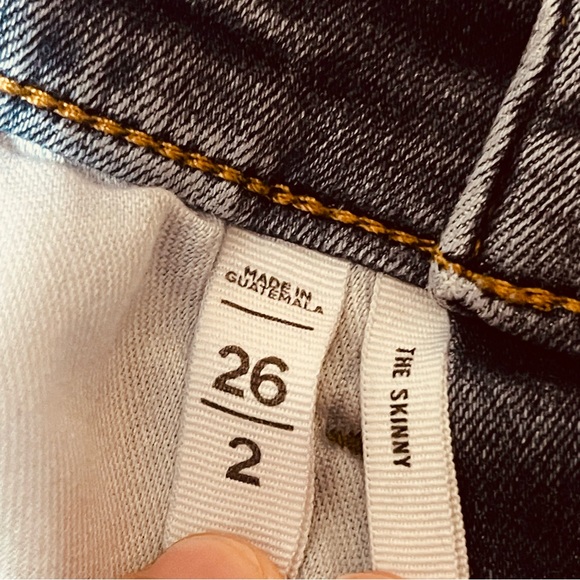 LOFT Dark Wash High-Rise Skinny Jeans - Picture 4 of 10